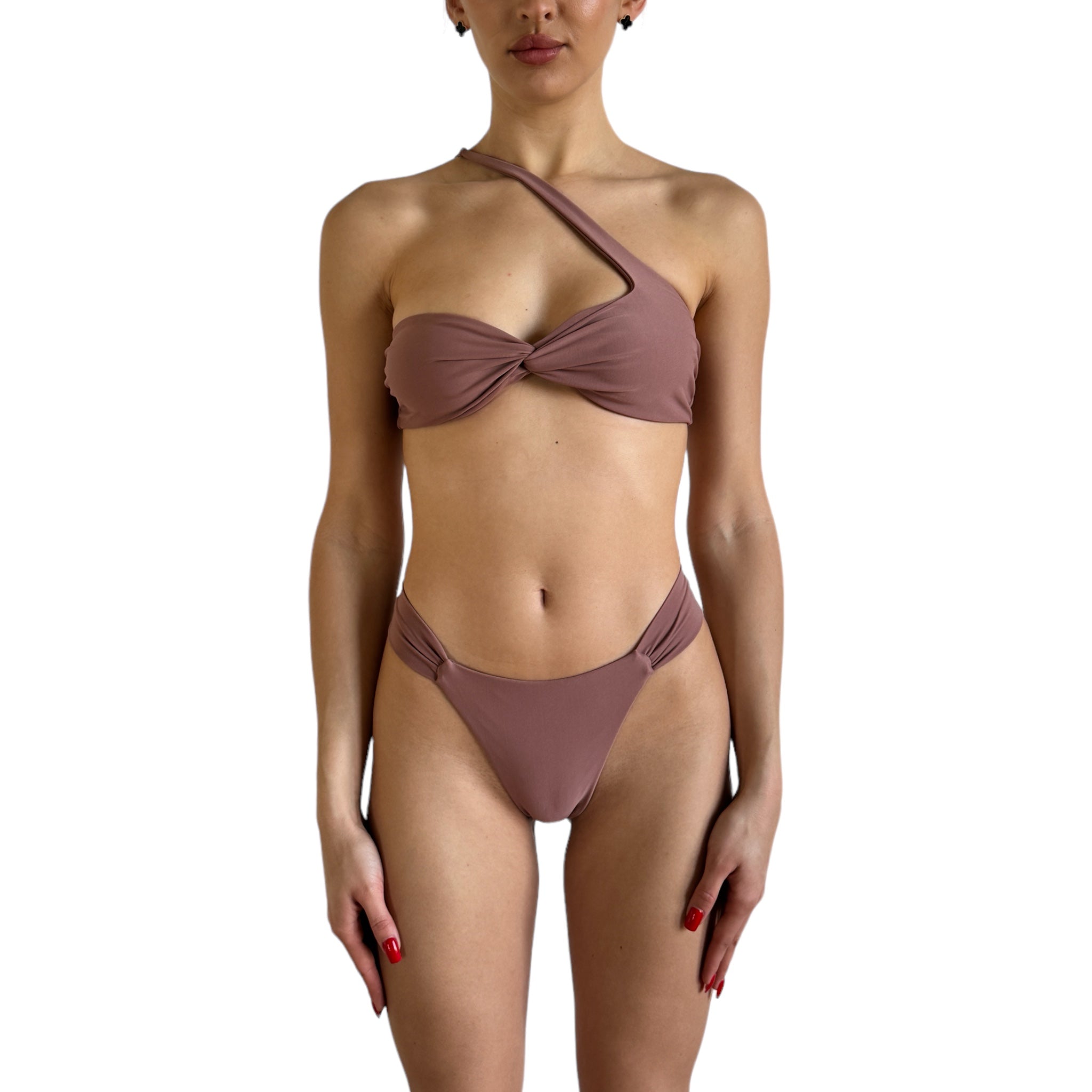 Bikini monospalla nodo Cienne Beachwear